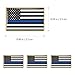 QUSTSELL American Flag Pin Thin Blue Line Police Lapel Pin Pack of 6