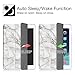 Fintie Case for iPad Mini 3/2 / 1 - Lightweight Smart Slim Shell Translucent Frosted Back Cover Protector Supports Auto Wake/Sleep for iPad Mini 1 / Mini 2 / Mini 3, Marble