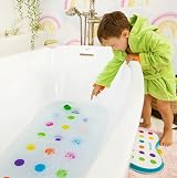 Munchkin Dandy Dots Non Slip Bath Mat 77x36cm Colourful Anti Slip Suction Cups view 5