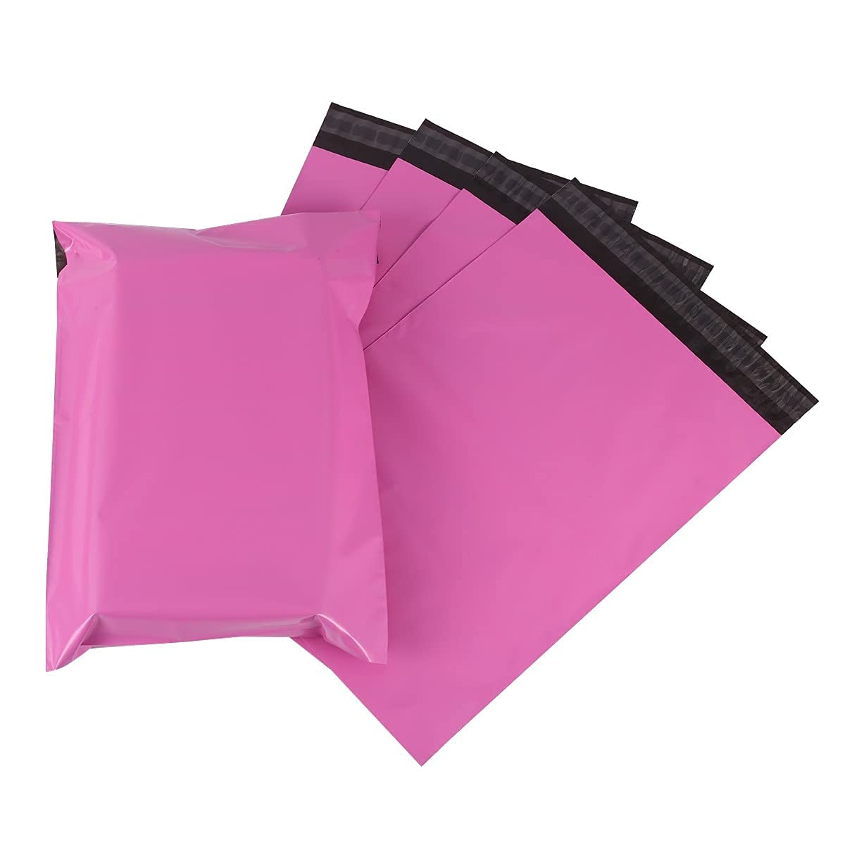 Pink Postage Bags – 50 Durable Self Seal Mailing Bags | Waterproof Poly Mailer Envelopes for Parcels & Packaging | Tear-Resistant Lightweight Mailing Sacks for Online Orders – 20cmx32cm