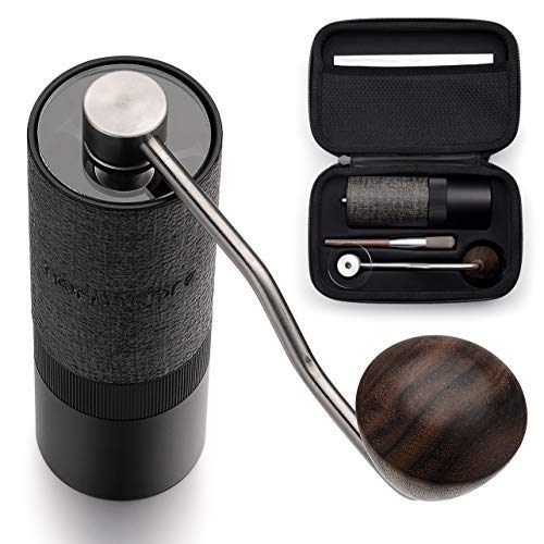 Normcore Manuelle Kaffeemühlen - Premium Kaffeemühle manuell aus Edelstahl kegelmahlwerk Mahlwerk - Stufenlose…