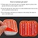TP TOP BEAUTY 25 Packs Abs Musle Toning Replacement Gel Pads Sheet for AB Toner Abdominal Muscle Trainer Hip Trainer