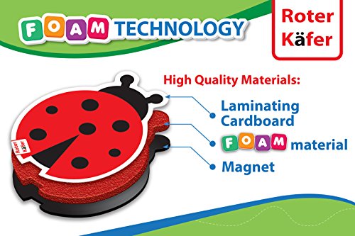 Roter Kafer Refrigerator Magnets for kids FARM Animals (31 pcs) - Fridge Magnets for Toddlers activity - Educational Kids magnets - Toddler magnets - Animal Magnets - Baby Magnets