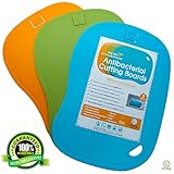 Kitopia’s Plastic Cutting Board Set. 3 Antibacterial Chopping Boards That Sterilize in 60 Seconds