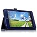 Infiland Acer Iconia B1-730HD Case, Folio PU Leather Slim Fit Stand Cover for 7inch Acer Iconia One 7 B1-730HD Tablet Only, Navy