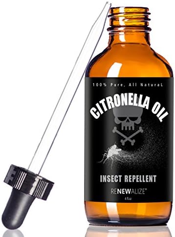 CITRONELLA ESSENTIAL OIL MOSQUITO REPELLENT | 4 oz. | Use for Diffuser | Pure All Natural Outdoor Insect and Bug spray | Safe, Chemical Free Alternative for Skin, Dogs, Kids and Baby | Candle Making