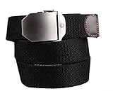 ALAIX Men's Big & Tall Military Style Canvas Web Tactical Adjustable Belt One Size