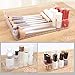 Puroma Desk Drawer Organizer Trays with 3-Size Versatile Drawer Dividers 6 Organizers Storage Bins for Makeup Utensil Dresser Bedroom Bathroom Kitchen Office