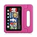 MoKo Case for Fire HD 7 2014 - Kids Shock Proof Convertible Handle Light Weight Protective Stand Cover for Amazon Kindle Fire HD 7 Inch 4th Generation Tablet (NOT Fits Fire 7 2015 Release), MAGENTA