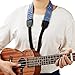 Mugig Ukulele Strap, Adjustable Soft Cotton Ukulele Strap, Neck Sling for Ukulele with Sound Hole Hook