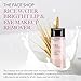 The Face Shop Oil-Free Liquid Eye Makeup Remover, Natural Rice Water Lipstick, Waterproof Mascara & Eyeliner Removal - 120 mL/4 Oz