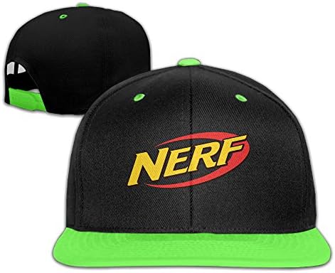 WSYL88 Nerf Logo Kid Adjustable Snapback Hip Hop Trucker Hat KellyGreen