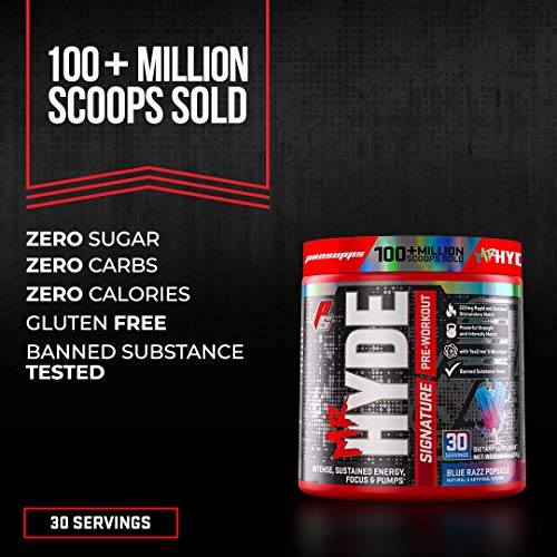 Prosupps Mr Hyde Signature Series Pre Workout Energy Drink Intense Sustained Energy Focus Pumps With Beta Alanine Creatine Nitrosigine Teacrine 30 Servings Lollipop Punch Pricepulse