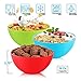 Pack of 12-24 Oz Kids Plastic Bowls - Cereal Bowls for Kids - Toddler Bowls for Snack, Soup, Salad, Ice Cream, Dessert & Fruit – 4 Bright Colors - BPA Free - Microwave and Dishwasher Safe