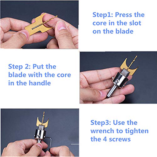 16 Pcs Mini Wooden Bead Maker, Carbide Ball Blade, Woodworking Milling Cutter Molding Tool Hardness Beads Router Bit Drills Bit Set Cemented Carbide Spherical Buddha Beads Woodworking Tool Kit