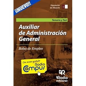 Auxiliar de Administración General. Bolsa de Empleo. Temario y Test (Spanish Edition)