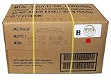 MRE 2020 Inspection Date Case, 12 Meals with 2020 Inspection Date, 2017 Pack Date. Military Surplus Meal Ready to Eat. (B-Case)