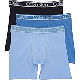 Calvin Klein Men`s The Ultimate Comfort Viscose Boxer Briefs 3 Pack (B_B(NP2262-468)/O_O, Small)
