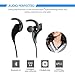 Bluetooth Headphones ,Aumet Wireless Headphones Earbuds- Magnetic Sweatproof Sports , Lightweight Stereo Noise Cancelling In Ear Earphones Earpieces for Running,Gym,Workout with Built-in Mic