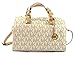Michael Kors Grayson Large Satchel Signature PVC (Vanilla)