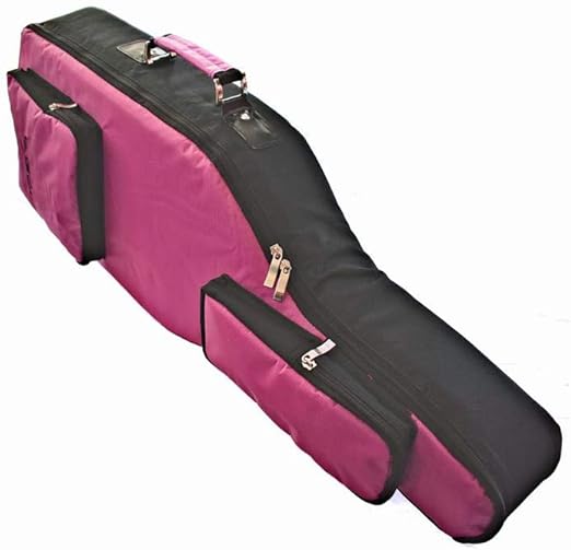 TGC ® Funda para guitarra, color rosa y negro, compatible con ...