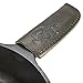 ScrubberPro leather cast iron hot handle cover - 5x2 Inch, handmade in the USA - holder slides on/off easily - use for Lodge cookware like skillet, griddle, pot, grill, fry or baking pan