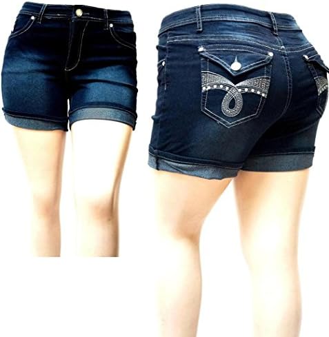JEANS FOR LOVELA CHULAJack David Premium Women's Plus Size Short Cotton Denim Stretch Jeans Shorts