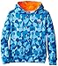 PUMA Big Boys' Performance Printed Hoodie, Royal, 14-16 (Large)