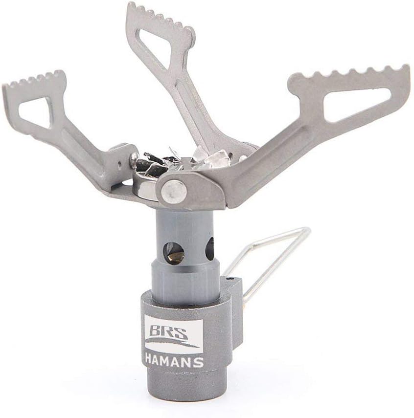 Hamans BRS 3000T Backpacking Stove Camping Stove Pocket Stove Portable Propane Stove Ultralight Mini Stove with 1 Extra Backup O-Ring
