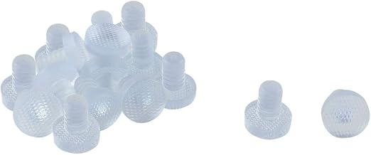 Uxcell 16pcs 8 5mm Clear Soft Stem Bumpers Glide Patio Outdoor