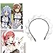 MAYSONG Women's Lolita Maid Cosplay Hair Hoop Gothic Headband