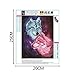 Wolf 5D Diamond Painting by Number Kit, Staron DIY Diamond Embroidery Painting Cross Stitch Kit 5D Diamond Crystal Rhinestone Embroidery Painting DIY Art Craft Canvas Wall Decor (Wolf Lover❤️)