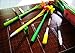 CarEase BUOP 24-Count [12+12] Bouquet of Lemna Minor Assorted Color Flower Pen; Novelty Design Flower Arrangement Style Extra Fine Gel Pen of Grass and Lemna Minor