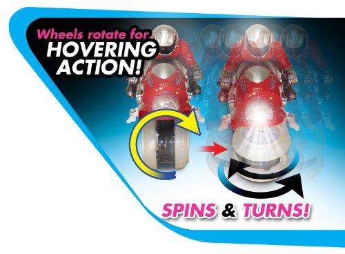 Mindscope Hovercycle Blue 49 MHz Remote Control (RC) Stunt Performing Light Up Motorcycle