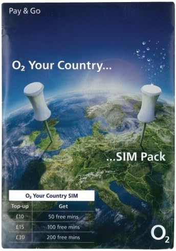 O2 International Pay As You Go Sim Card Amazon De Elektronik
