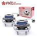 FKG 513121 Front Wheel Bearing Wheel Hub Assembly fit for Impala, Allure, Aurora, Bonnevile, Lesabre, Century, Seville, 5 Lugs W/ABS Set of 2