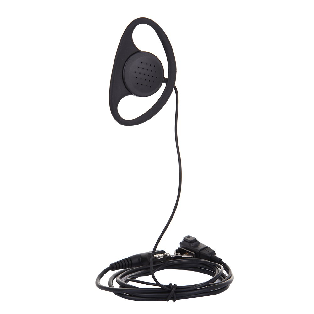 compatibili con Baofeng UV-5R e Kenwood TYT for Baofeng UV-5R Set di 2 cuffie  auricolari con supporto a D con tecnologia PPT e microfono bidirezionale  Informatica urban-earth.co.uk