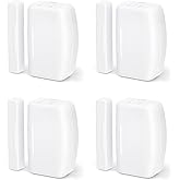 THIRDREALITY Zigbee Contact Sensor 4 Pack, Door and Window Monitor, Home Automation, Works with Assistant, SmartThings, Aeote