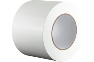 GTSE White Duct Tape, Wide Roll, 4 inches x 55 Yards (164 ft), Heavy-Duty, Waterproof, 1 Roll Pack