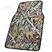 BDK Camo Mats for Car SUV Truck - 4 PC Car Floor Mat Camouflage Rubber Backing Oak