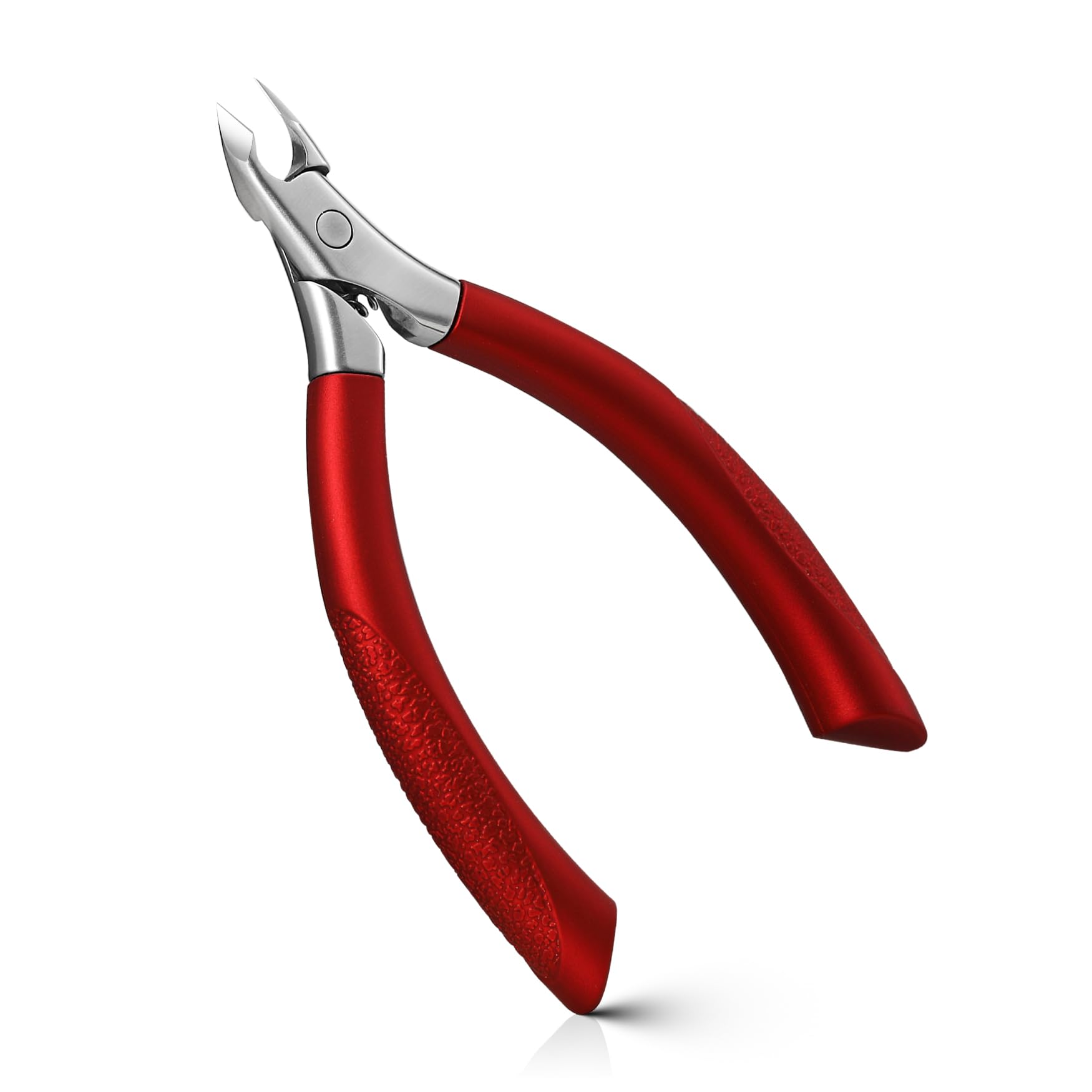 FERYES 1/2 Jaw Cuticle Cutter - Your Ultimate Anti-slip Cuticle Trimmer for Perfect Nails, Half Jaw Cuticle Clipper