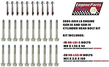 EPP LS MOTOR CYLINDER HEAD BOLT KIT