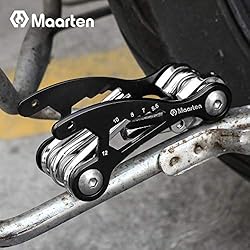 Maarten Bike Multitool, 15 in 1 Portable Foldable