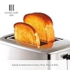 Morphy Richards 222067 Brushed Equip 2 Slice Stainless Steel Toaster, 800 W, Brushed