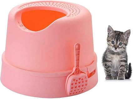 WPETM Inodoro para Gatos Bandeja de Arena para Gatos Caja de Arena para