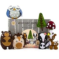 Kids Sewing Kit: Woodland Animal Crafts for Girls and Boys Educational Sewing for Kids