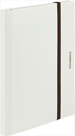 Amazon キングジム クリアファイル 二つ折り コンパック 白 54sシロ クリアホルダー 文房具 オフィス用品