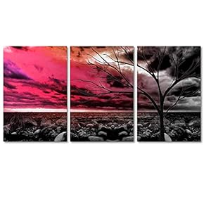 Canvas Wall Art Colorful Abstract Cloud...