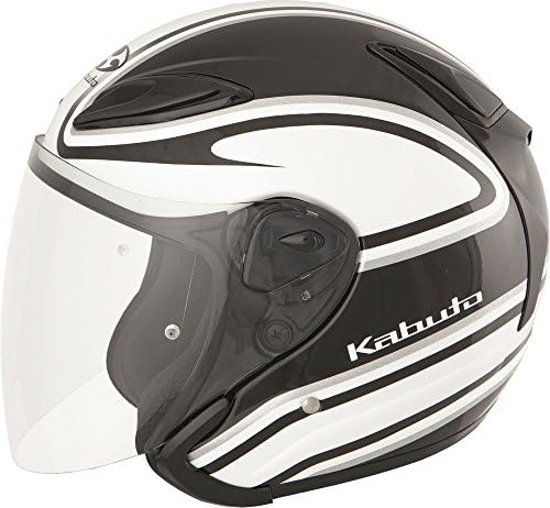 Kabuto Staid Adult Avand II Street Motorcycle Helmet - Gloss White/Black / Medium