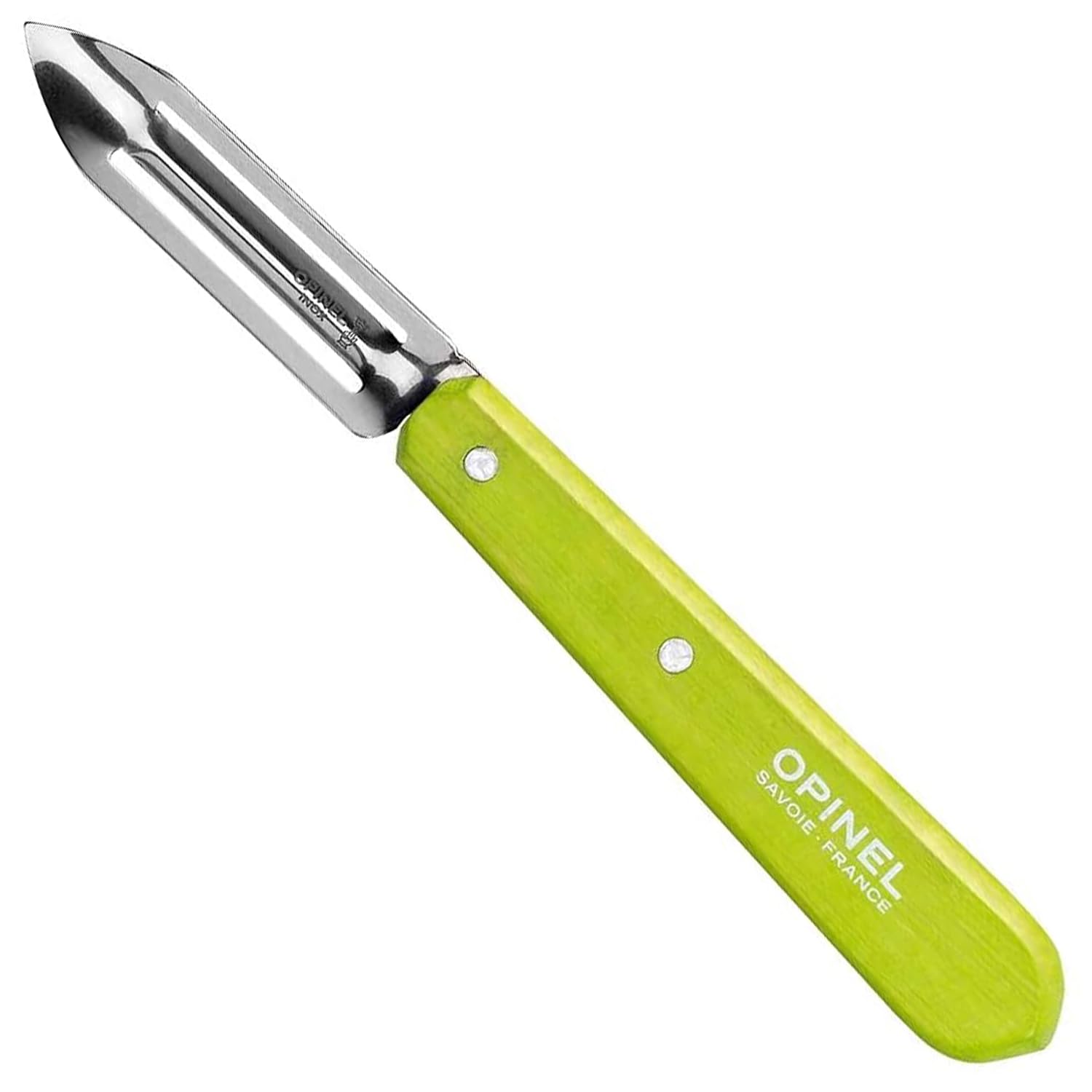 Opinel Kitchen Knife Stainless Steel No.115 Peeler (Apple Green)